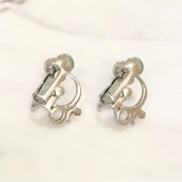 DIOR SILVER EARRINGS❤️ - Picture 2 of 6